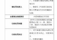 兴业银行晋城分行被罚30万元：因内控制度执行不到位